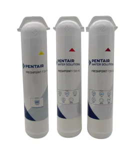 Lot de 3 cartouches de remplacement pour filtre Pentair Freshpoint F2000-B2B et F2000-B2M à 3 étapes