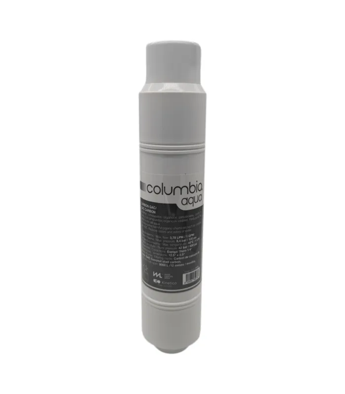Cartouche Charbon actif GAC - fontaines Columbia FC750 et 1300
