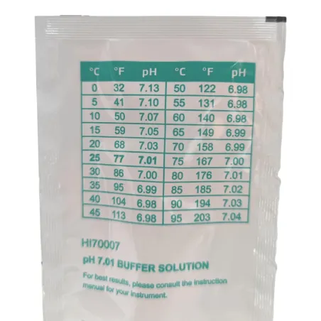 Sachet De Solution Tampon Ph 7 Pour Stylo Ph