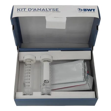 Kit d'analyse d'eau de forage et de puisage - BWT SoluTECH Analyses Eaux de Puisage et Forage