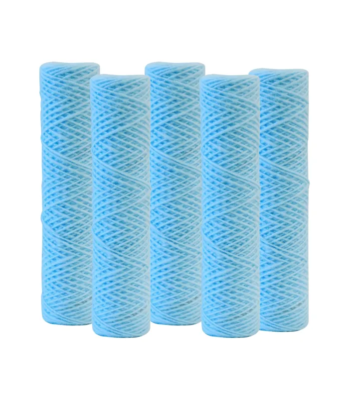 Lot de 5 cartouches bobinées 9"3/4 - 20µm avec traitement bactéricide
