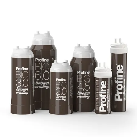 Filtre à eau Profine VENDING BROWN Big 2.0 - Cartouche de Filtre Anti Calcaire - Réduction de la Dureté + 0.5 microns