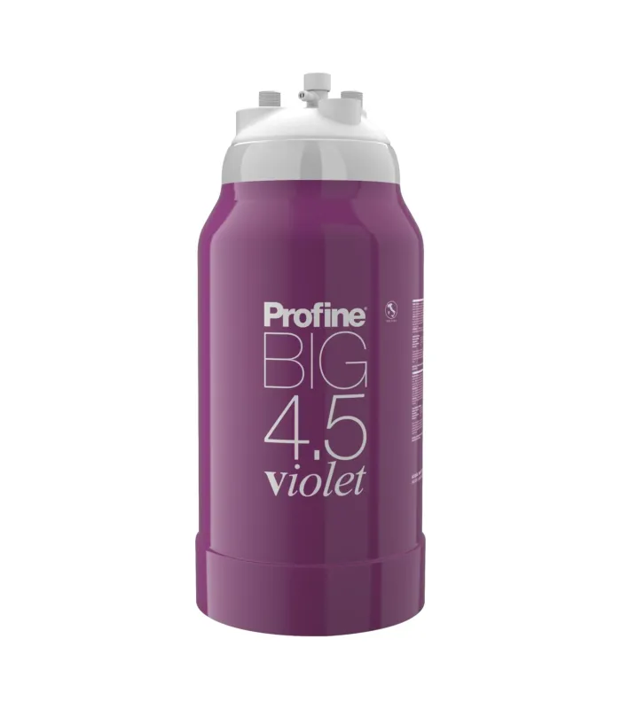 Filtre à eau Profine VIOLET Big 4.5 - Filtre Anti Calcaire + Charbon Actif Ions Argent et Sédiments 0.5 microns