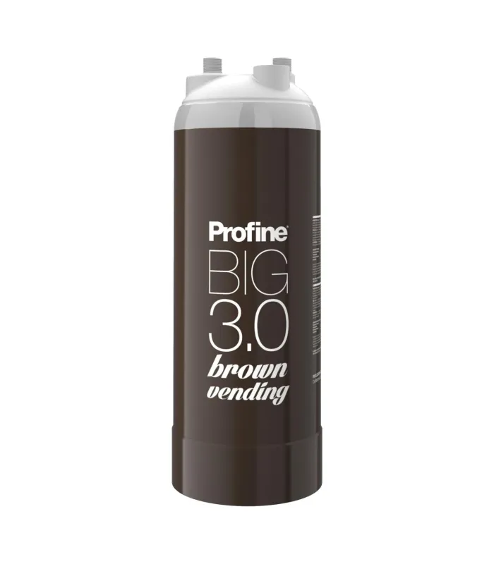 Filtre à eau Profine VENDING BROWN Big 3.0 - Cartouche de Filtre Anti Calcaire - Réduction de la Dureté + 0.5 microns