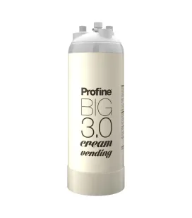 Filtre à eau Profine VENDING CREAM Big 3.0 - Cartouche de Filtre Anti Calcaire - Réduction de la Dureté + 0.5 microns