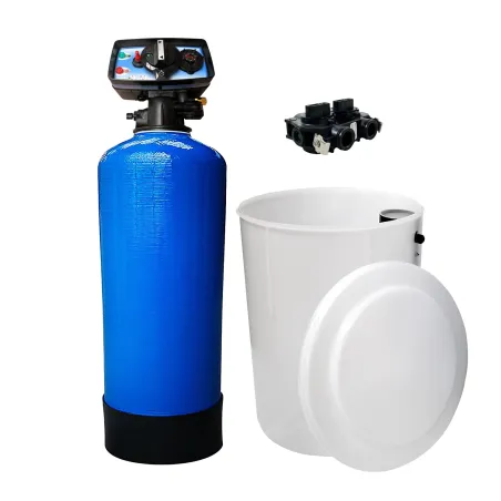 Adoucisseur d'eau bi bloc 50L Fleck 5600 chronométrique mécanique