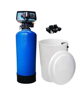 Adoucisseur d'eau bi bloc 75L Fleck 5600 volumétrique mécanique