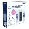 Pack TRIPLEX pour filtres BWT eau de boisson et osmoseurs domestiques