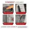 Bâton filtrant au charbon végétal français