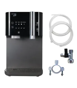 Distributore di acqua frizzante, fredda e calda con osmosi inversa e bombola CO2 integrata