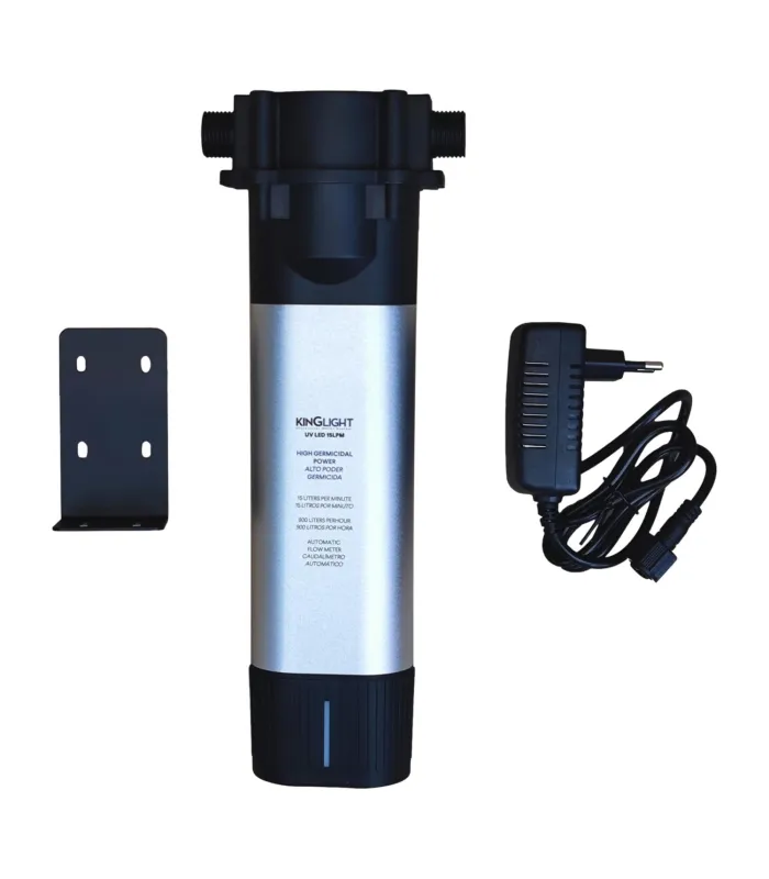 UV water sterilizer 15L/min with flow sensor