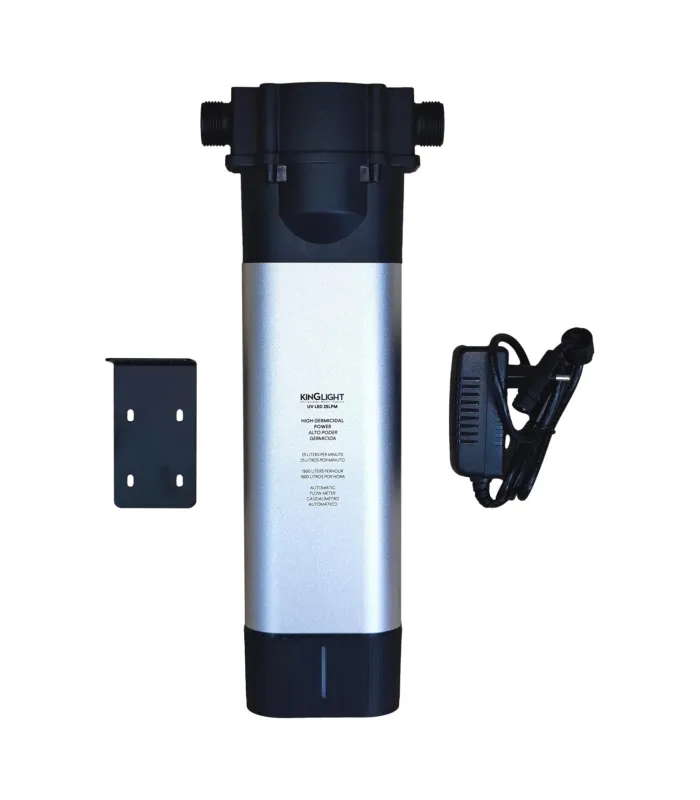 Stérilisateur UV eau 25L/min avec détecteur de débit