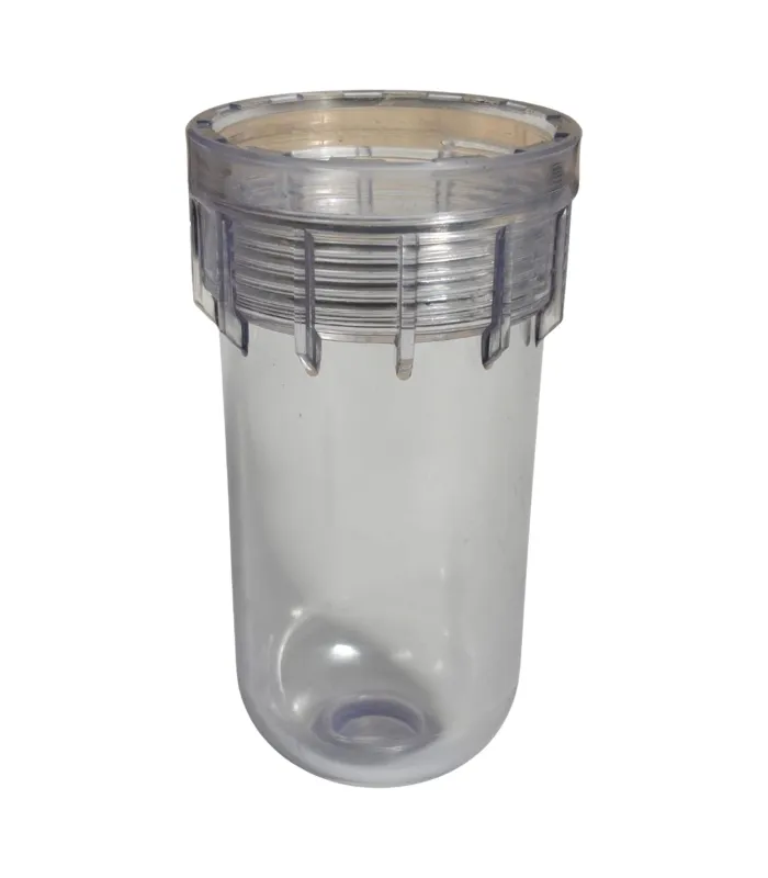 Vaso de repuesto roscado para filtro compacto y dosificador de polifosfato