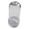 Threaded replacement bowlfor compact filter and polyphosphate doser