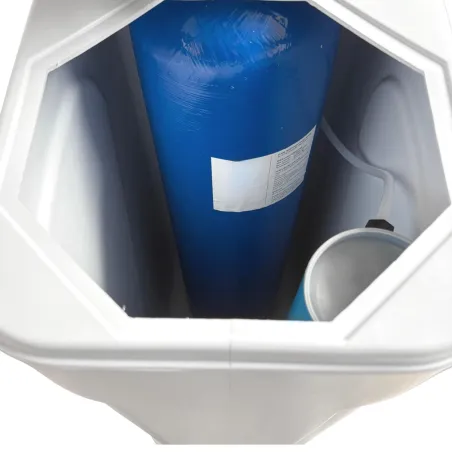 Addolcitore d'acqua 14L con valvola Autotrol 255 EIQ completo di accessori