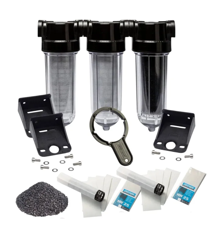 Filtre eau domestique Cintropur SL 240 TRIO-CTN 1" charbon actif avec kit entretien