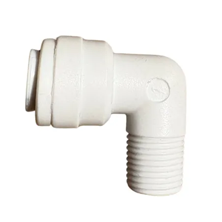 Quick Connect Elbow Male 1/4" NPT - Tubing 1/4" EZ for Reverse Osmosis and Purifier