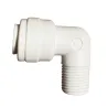 Quick Connect Elbow Male 1/4" NPT - Tubing 1/4" EZ for Reverse Osmosis and Purifier