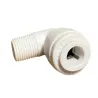 Racor rápido codo macho 1/4" NPT - tubing 1/4" EZ para ósmosis inversa y purificador