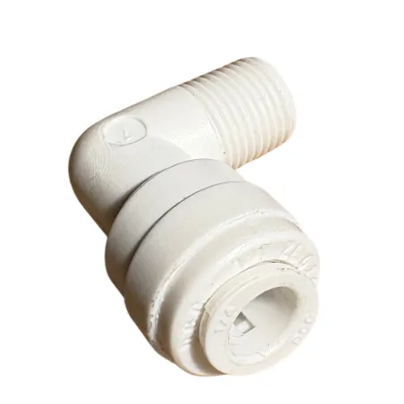 Quick Connect Elbow Male 1/4" NPT - Tubing 1/4" EZ for Reverse Osmosis and Purifier