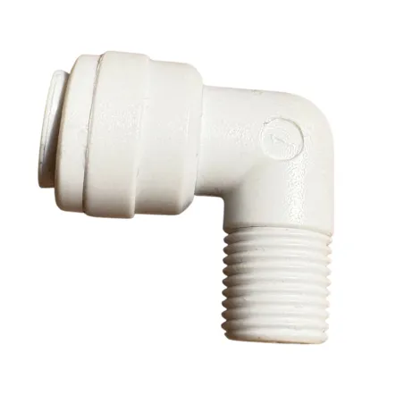 Quick Connect Elbow Male 1/4" NPT - Tubing 1/4" EZ for Reverse Osmosis and Purifier