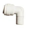 Quick Connect Elbow Male 1/4" NPT - Tubing 1/4" EZ for Reverse Osmosis and Purifier