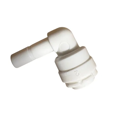 Racor codo espiga 3/8" x 3/8" para ósmosis inversa y purificador de agua