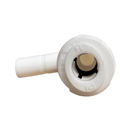 Racor codo espiga 3/8" x 3/8" para ósmosis inversa y purificador de agua