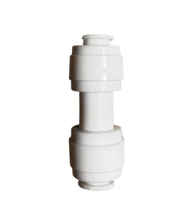 Racor rápido unión recto 1/4" EZ x 1/4" EZ para ósmosis inversa y purificador de agua