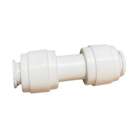 Quick Connect Straight Union 1/4" EZ x 1/4" EZ for Reverse Osmosis and Water Purifier