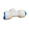 Racor rápido en T 3/8" EZ para ósmosis inversa y purificador de agua