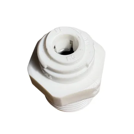 Racor rápido recto macho 1/4" NPT - tubing 3/8" EZ para ósmosis inversa y purificador