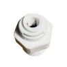 Racor rápido recto macho 1/4" NPT - tubing 3/8" EZ para ósmosis inversa y purificador