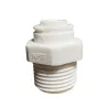 Raccordo rapido dritto maschio 1/4" NPT - tubing 3/8" EZ per osmosi inversa e purificatore