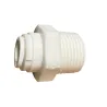 Snelkoppeling recht buitendraad 1/4" NPT - tubing 3/8" EZ voor omgekeerde osmose en zuiveraar