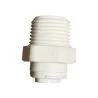 Snelkoppeling recht buitendraad 1/4" NPT - tubing 3/8" EZ voor omgekeerde osmose en zuiveraar