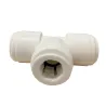 Quick Connect Tee 1/4" EZ for Reverse Osmosis and Water Purifier