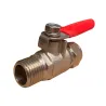 Afsluitkraan 1/4" buitendraad x 3/8" EZ voor waterzuiveraar en omgekeerde osmose