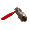 Válvula de corte 1/4" macho x 3/8" EZ para purificador de agua y ósmosis inversa