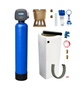 Adoucisseur d'eau bi bloc 16L vanne Autotrol 255 EIQ complet avec accessoires