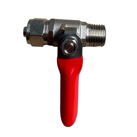 Valvola di intercettazione 1/4" maschio x 3/8" EZ per purificatore d'acqua e osmosi inversa
