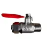 Afsluitkraan 1/4" buitendraad x 3/8" EZ voor waterzuiveraar en omgekeerde osmose