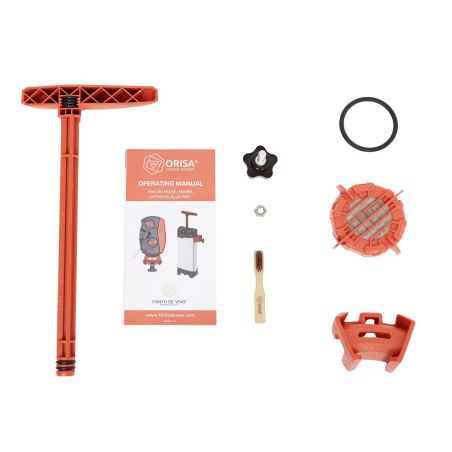 Pack pièces de rechange pour purificateur d'eau ORISA® - Poignée, préfiltre, joints et accessoires