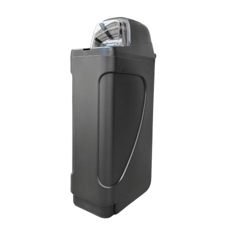 8L water softener Runxin F79B LCD Wally black cabinet with black lid