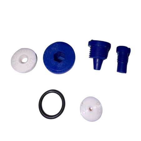 Kit bloc injecteur bleu (gorge, buse, DLFC, BLFC, bouchon + joint) pour vanne Runxin F79/F82