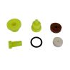 Kit bloc injecteur jaune (gorge, buse, DLFC, BLFC, bouchon + joint) pour vanne Runxin F79/F82