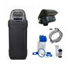 14L water softener Runxin F79B LCD Wally black cabinet complete with accessories