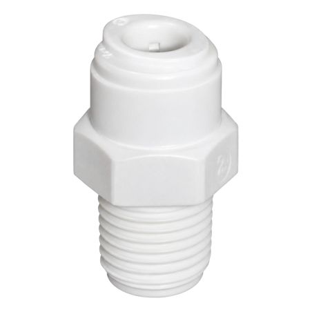 Raccord Rapide Droit Mâle 3/8" NPT - Tubing 1/4" EZ pour Osmoseur et purificateur