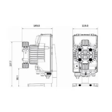 Pompe doseuse TEKNA Evo TPG 603 FPM