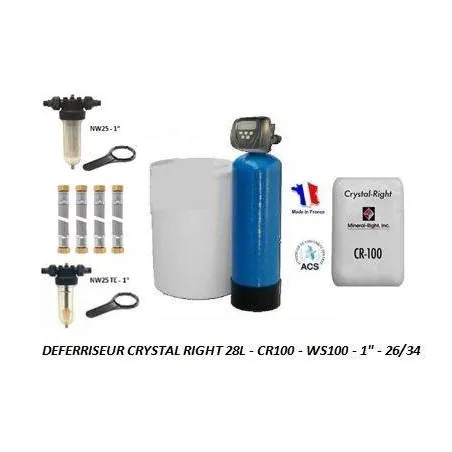 Déferriseur Crystal Right CR100 - 28L - CI/CK
